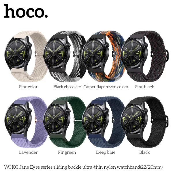 Curea smartwath Hoco WH03 Jane Eyre (22mm) [Black]
